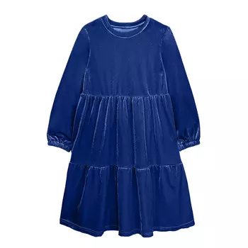 Платье с воланами (8-9 Индиго) LOLOCLO