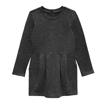 Платье со складками (10-11 Темно-серый) LOLOCLO