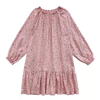 Платье в цветочек (2-3 Розовый) LOLOCLO