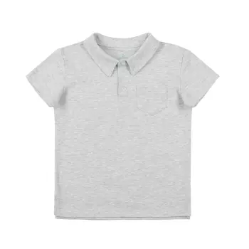 Поло с коротким рукавом (8-9 Серый) LOLOCLO