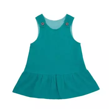 Сарафан из вельвета для малышей (12-18м Мятный) LOLOCLO