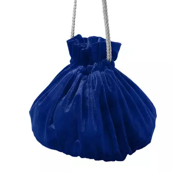 Сумочка-мешок из бархата (One Size Индиго) LOLOCLO