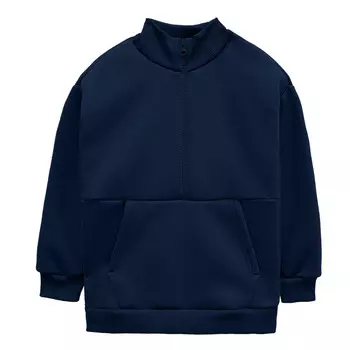 Свитшот из футера с начёсом с молнией (10-11 Темно-синий) LOLOCLO