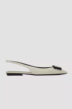 Балетки Saint Laurent Модель Anas Bow