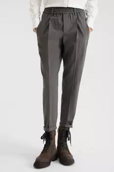 Брюки Brunello Cucinelli Модель Baggy Cigarette