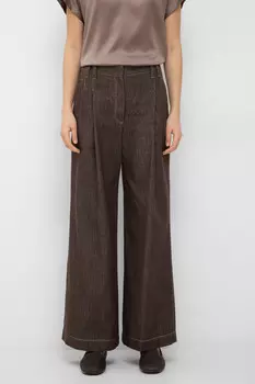 Брюки Brunello Cucinelli Модель Wide Smart