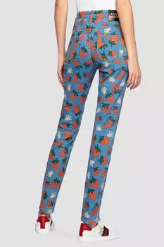 Джинсы Gucci С Принтом