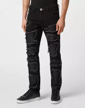 Джинсы Прямые Philipp Plein