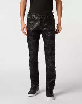 Джинсы Прямые Philipp Plein