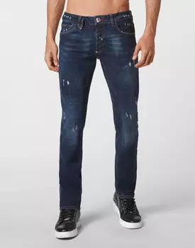 Джинсы Прямые Philipp Plein