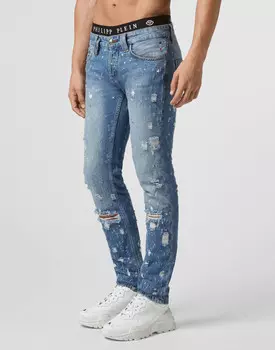 Джинсы Прямые Philipp Plein
