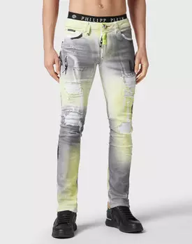 Джинсы Прямые Philipp Plein