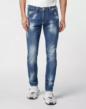 Джинсы Прямые Philipp Plein