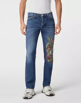 Джинсы Прямые Philipp Plein