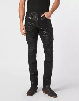 Джинсы Прямые Philipp Plein