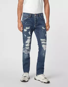Джинсы Прямые Philipp Plein