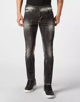 Джинсы Прямые Philipp Plein