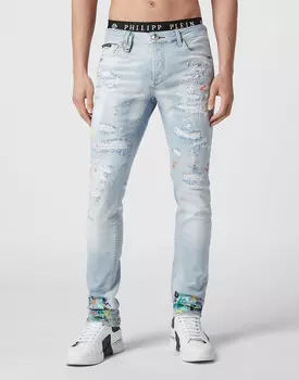 Джинсы Прямые Philipp Plein