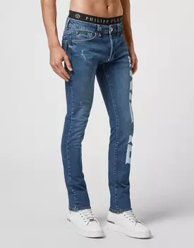 Джинсы Прямые Philipp Plein