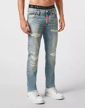 Джинсы Прямые Philipp Plein