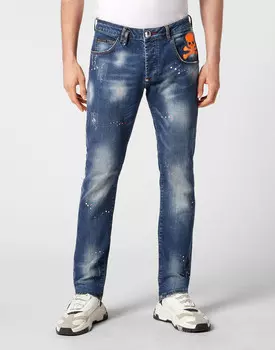 Джинсы Прямые Philipp Plein