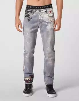 Джинсы Прямые Philipp Plein