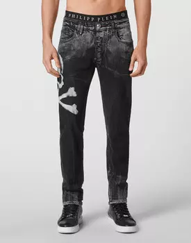 Джинсы Прямые Philipp Plein