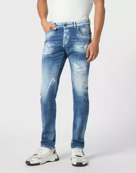 Джинсы Прямые Philipp Plein