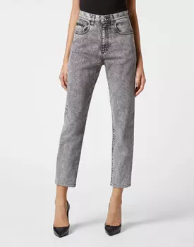 Джинсы С Высокой Посадкой Philipp Plein