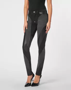 Джинсы С Высокой Посадкой Philipp Plein