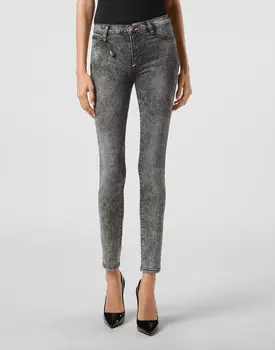 Джинсы С Высокой Посадкой Philipp Plein