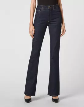 Джинсы С Высокой Посадкой Philipp Plein