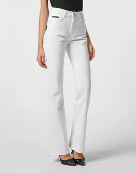 Джинсы С Высокой Посадкой Philipp Plein