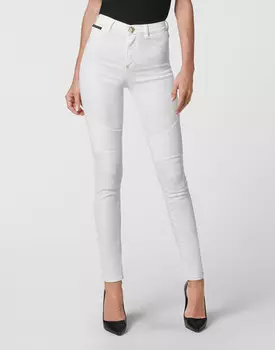 Джинсы С Высокой Посадкой Philipp Plein