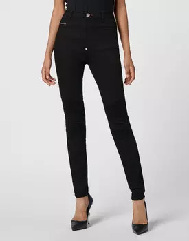 Джинсы С Высокой Посадкой Philipp Plein