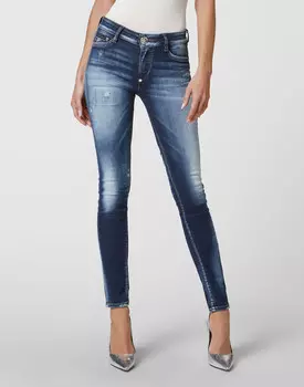 Джинсы С Высокой Посадкой Philipp Plein