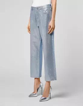 Джинсы С Высокой Посадкой Philipp Plein