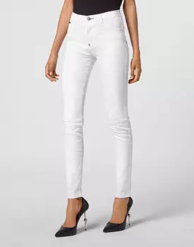 Джинсы С Высокой Посадкой Philipp Plein