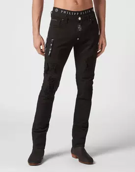 Джинсы Зауженные Philipp Plein
