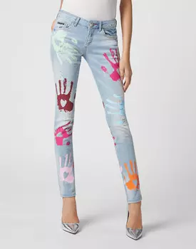 Джинсы Зауженные Philipp Plein