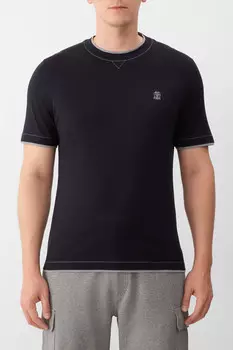 Футболка Brunello Cucinelli Модель Из Капсульной Коллекции Travelwear