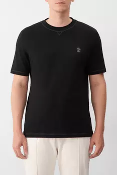 Футболка Brunello Cucinelli Модель Из Коллекции Travelwear