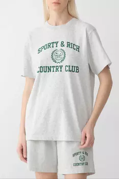 Футболка Sporty Rich Модель Varsity Crest