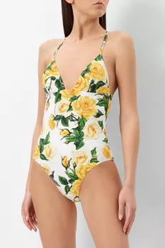 Купальник Dolce & Gabbana Модель Из Коллекции Flowering