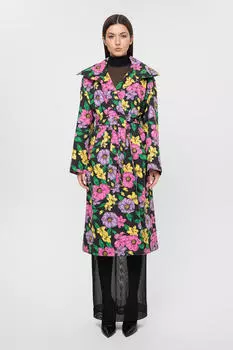 Плащ Balenciaga С Крупным Лого