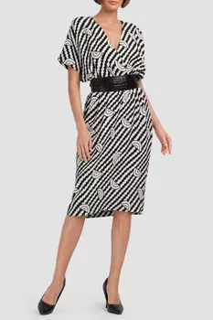 Платье Celine С Принтом В Стиле Арт-Деко