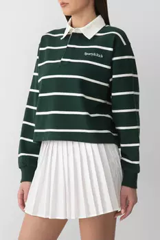 Поло Sporty Rich Модель Serif Logo Rugby