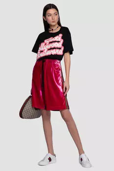 Шорты Gucci Из Двух Тканей