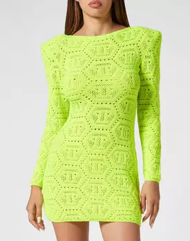 Трикотажное Платье Philipp Plein