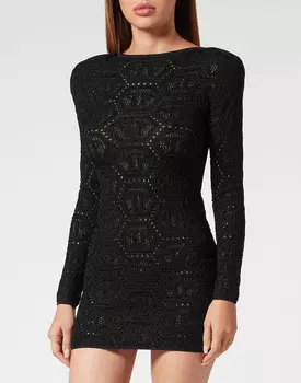 Трикотажное Платье Philipp Plein